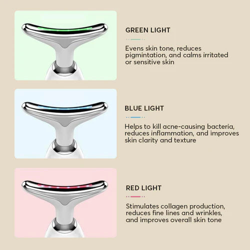 lumiViva™ 3-in-1 LED Facial Massager & Sculptor
